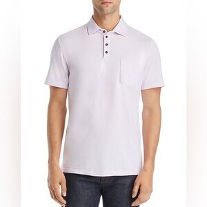 M. Singer Mens' Classic Fit Polo Shirt in Misty Lilac, NWT L